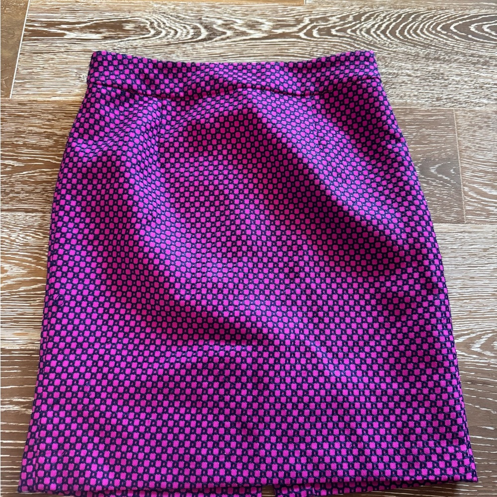 Pink and Purple Patterened BR Women's Skirt
